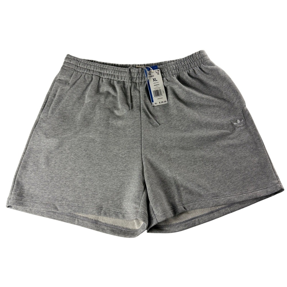 Adidas Originals Womens XL Grey Heather French Terry Shorts‎ HC0629 NWT